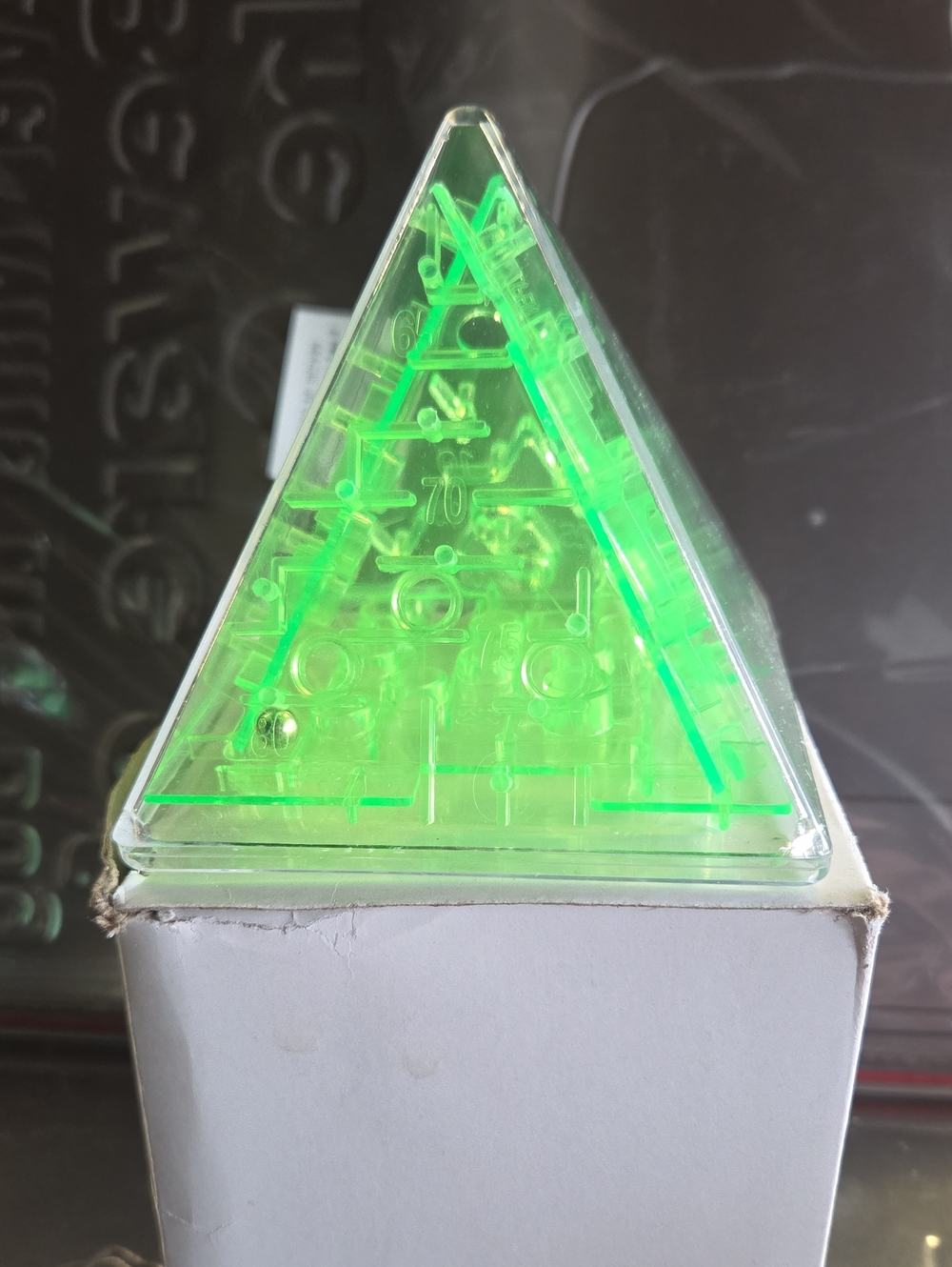 Pyramid All-sided Maze Triangle LED Puzzle Light - Unbranded